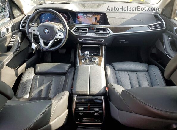5UXCX4C57KLB40346 2019 BMW X7 Black Вид панелі приладів