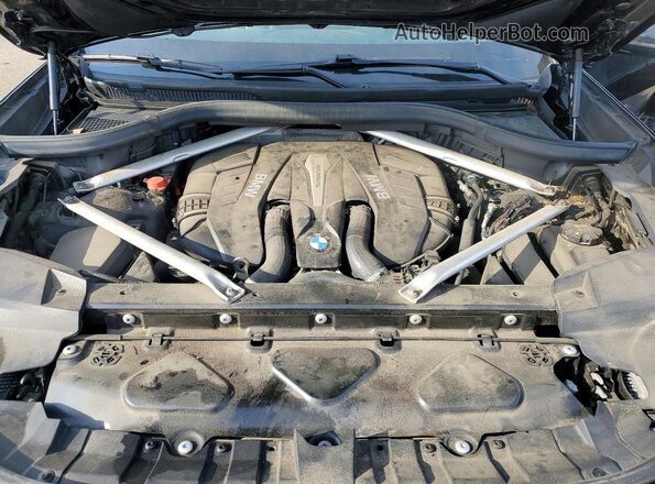 5UXCX4C57KLB40346 2019 BMW X7 Black Вид підкапотного простору