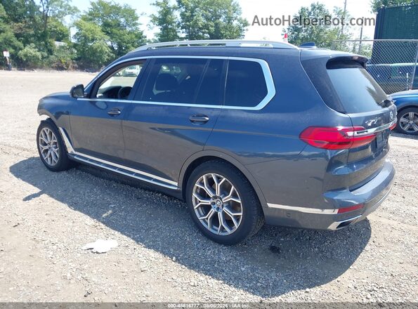 5UXCX4C57KLS38161 2019 BMW X7 Синий Задняя левая четверть