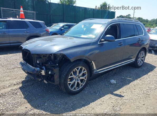 5UXCX4C57KLS38161 2019 BMW X7 Синий Передняя левая четверть