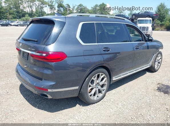 5UXCX4C57KLS38161 2019 BMW X7 Синий Задняя правая четверть