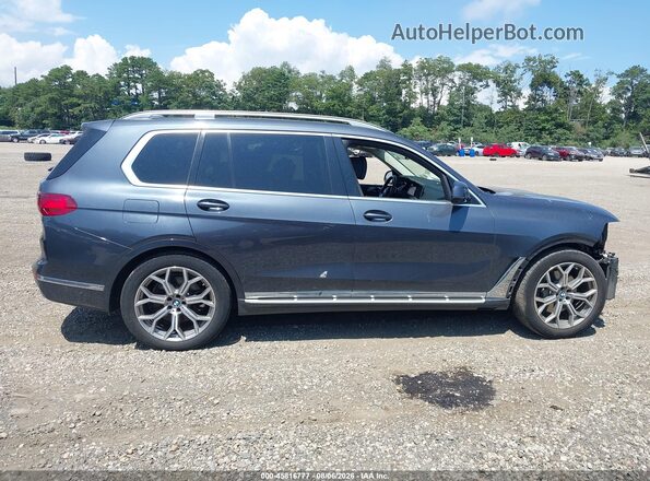 5UXCX4C57KLS38161 2019 BMW X7 Синий Вид задней части салона