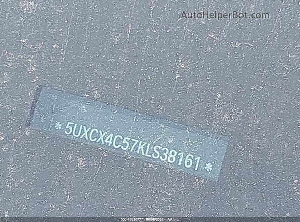 5UXCX4C57KLS38161 2019 BMW X7 Синий 
