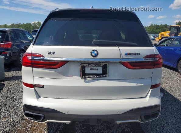 5UXCX4C59KLS37061 2019 BMW X7 White Widok z tyłu