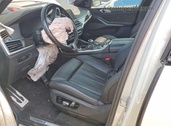 5UXCX6C00M9E39158 2021 BMW X7 Белый Вид салона спереди