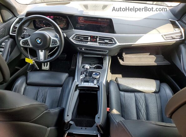 5UXCX6C01L9B04781 2020 BMW X7 Gray Առջևի վահանակի տեսք