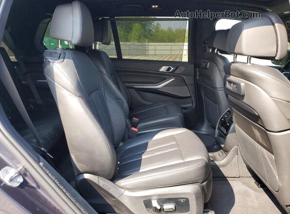 5UXCX6C01L9B04781 2020 BMW X7 Gray Սալոնի հետևի տեսք