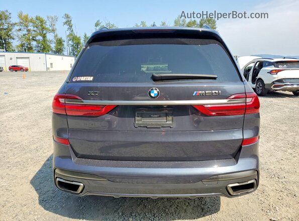 5UXCX6C01L9B04781 2020 BMW X7 Gray Հետևի տեսք