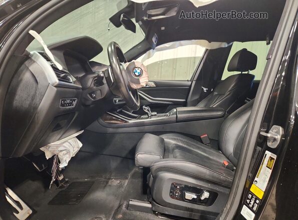 5UXCX6C01L9B33388 2020 BMW X7 Black წინა სალონის ხედი