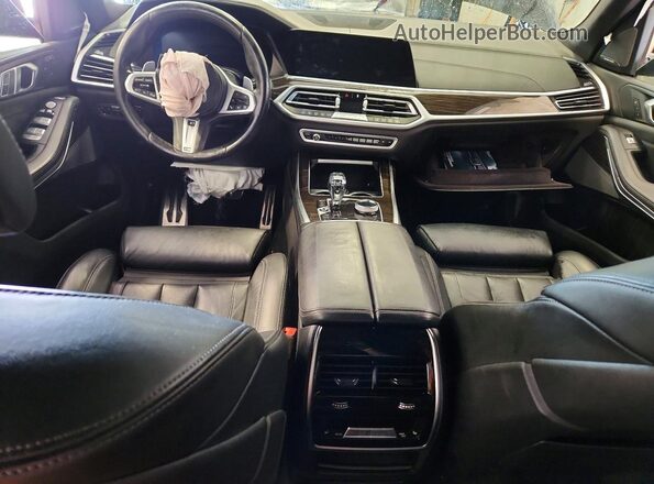 5UXCX6C01L9B33388 2020 BMW X7 Black წინა პანელის ხედი