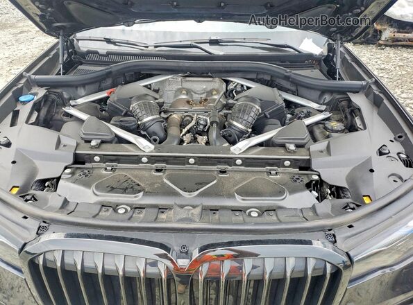5UXCX6C01N9N09491 2022 BMW X7 Blue Widok komory silnika