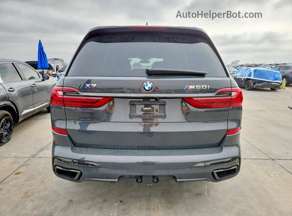 5UXCX6C02M9F85108 2021 BMW X7 Gray Հետևի տեսք