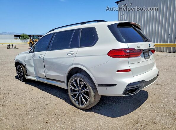 5UXCX6C07N9K19627 2022 BMW X7 White Trasero izquierdo