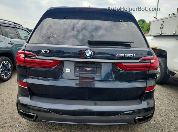 5UXCX6C0XL9B49296 2020 BMW X7 Black Առջևի վահանակի տեսք