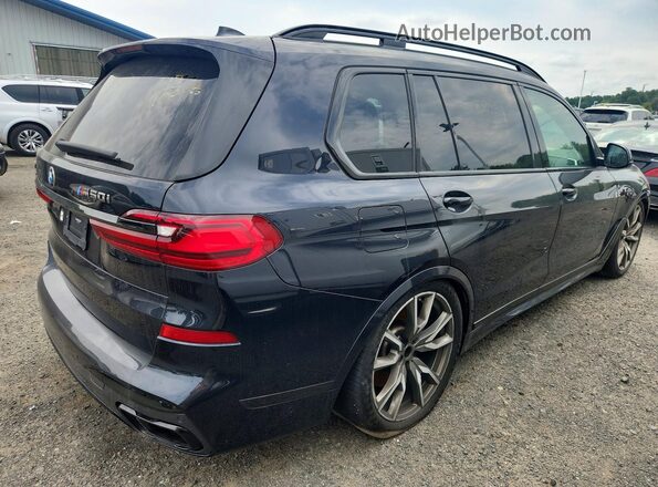 5UXCX6C0XL9B49296 2020 BMW X7 Black Հետևի աջ