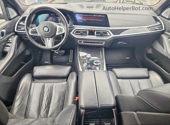 5UXCX6C0XL9B49296 2020 BMW X7 Black Սալոնի հետևի տեսք