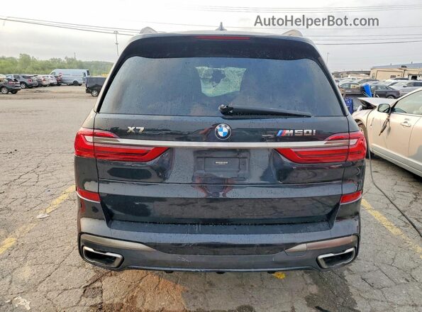 5UXCX6C0XN9J34152 2022 BMW X7 Black Widok z tyłu