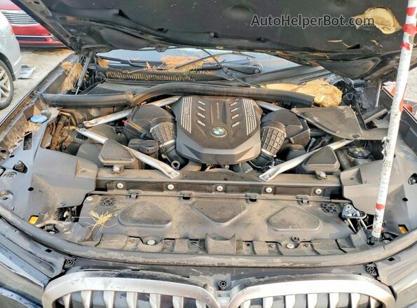 5UXCX6C0XN9J34152 2022 BMW X7 Black Widok komory silnika
