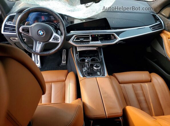 5UXCX6C0XN9J34152 2022 BMW X7 Black Widok deski rozdzielczej