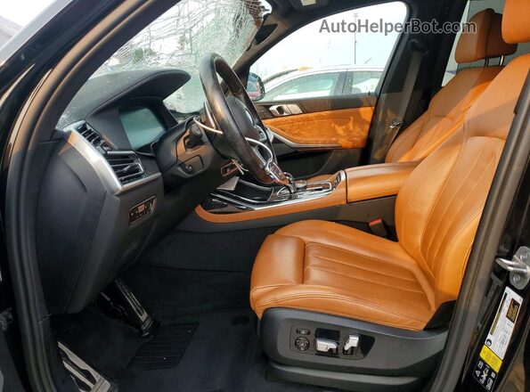5UXCX6C0XN9J34152 2022 BMW X7 Black Widok wnętrza z przodu