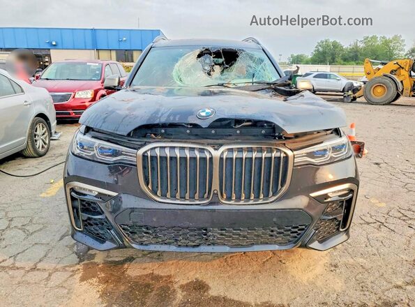 5UXCX6C0XN9J34152 2022 BMW X7 Black Widok z przodu