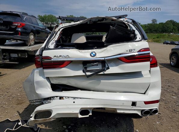 5UXCX6C13M9F71226 2021 BMW X7 White Widok z tyłu