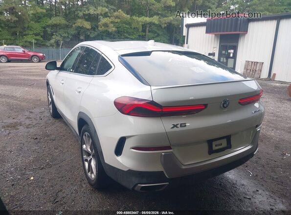 5UXCY4C01M9H36165 2021 BMW X6 White Задня ліва чверть