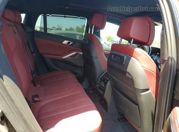 5UXCY6C01L9D04637 2020 BMW X6 Black Vista interior trasera