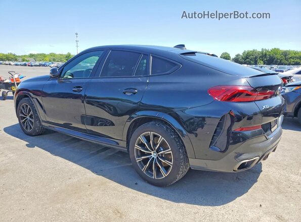 5UXCY6C01L9D04637 2020 BMW X6 Black Trasero izquierdo