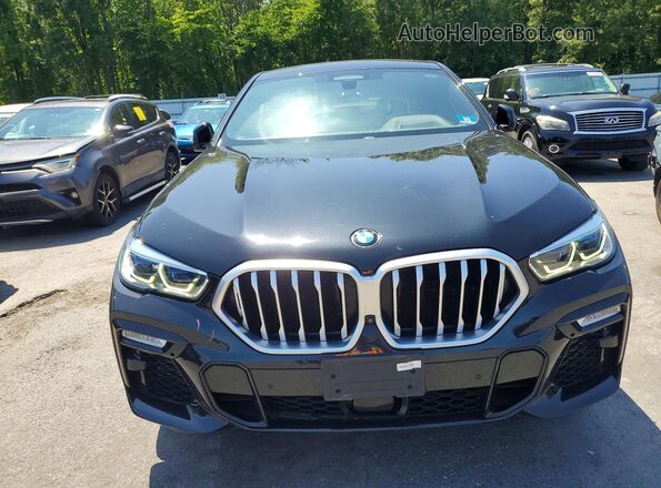 5UXCY6C01L9D04637 2020 BMW X6 Black Vista frontal