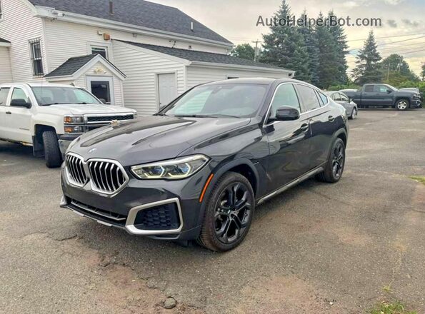 5UXCY6C01P9N50333 2023 BMW X6 Black Задня ліва чверть