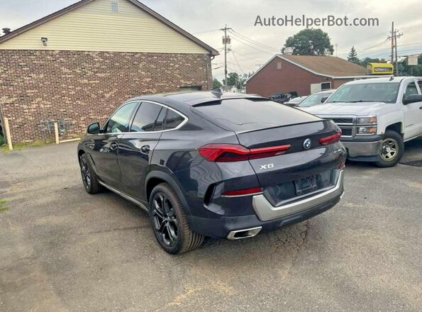 5UXCY6C01P9N50333 2023 BMW X6 Black Задня права чверть