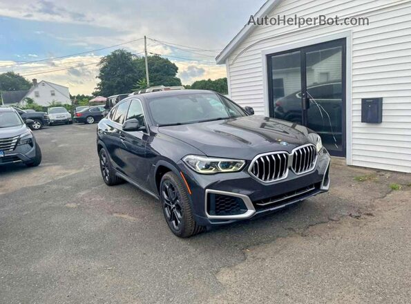 5UXCY6C01P9N50333 2023 BMW X6 Black Вид спереду
