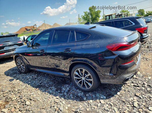 5UXCY6C02M9E83434 2021 BMW X6 Black Rear left