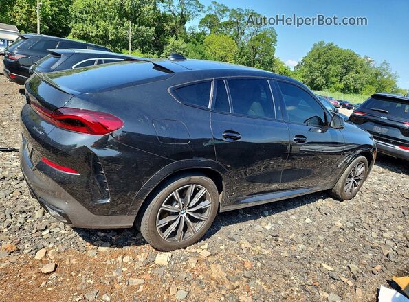 5UXCY6C02M9E83434 2021 BMW X6 Black Rear right