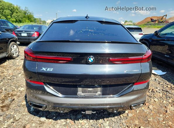 5UXCY6C02M9E83434 2021 BMW X6 Black Rear view
