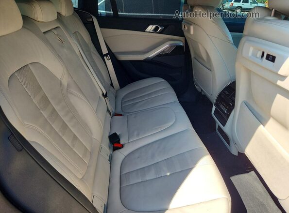 5UXCY6C02M9E83434 2021 BMW X6 Black Rear interior view
