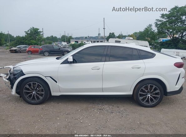 5UXCY6C03N9J65871 2022 BMW X6 White Vista interior de 360 grados