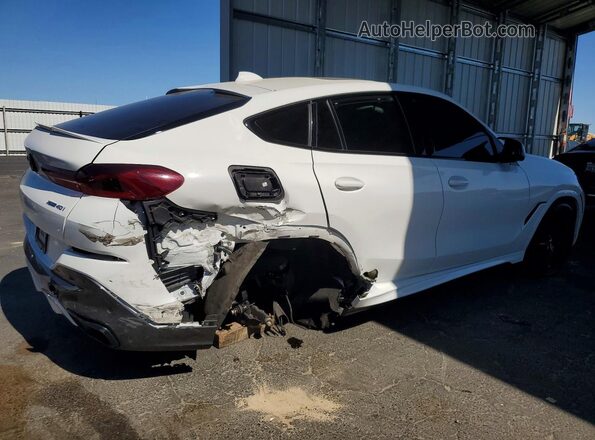 5UXCY6C05L9B56931 2020 BMW X6 White Հետևի աջ