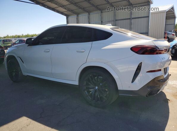 5UXCY6C05L9B56931 2020 BMW X6 White Հետևի ձախ