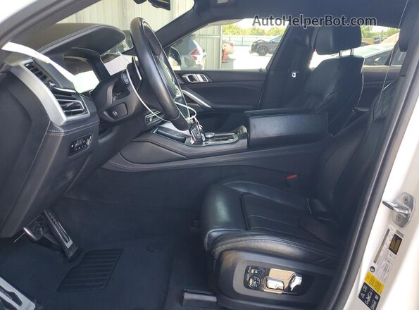 5UXCY6C05L9B56931 2020 BMW X6 White Սալոնի դիմացի տեսք