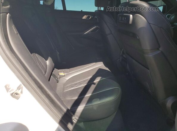 5UXCY6C05L9B56931 2020 BMW X6 White Սալոնի հետևի տեսք