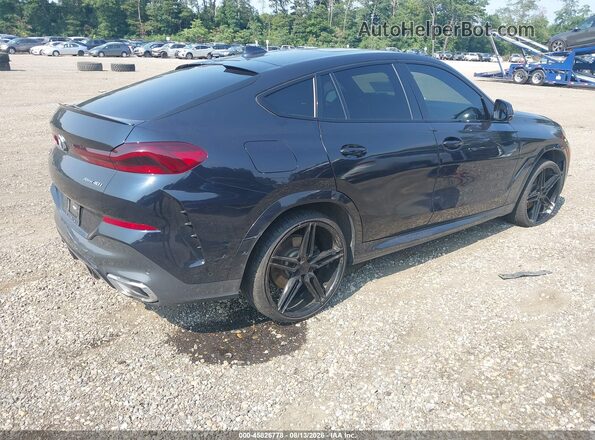 5UXCY6C09P9N59460 2023 BMW X6 Black Задня права чверть