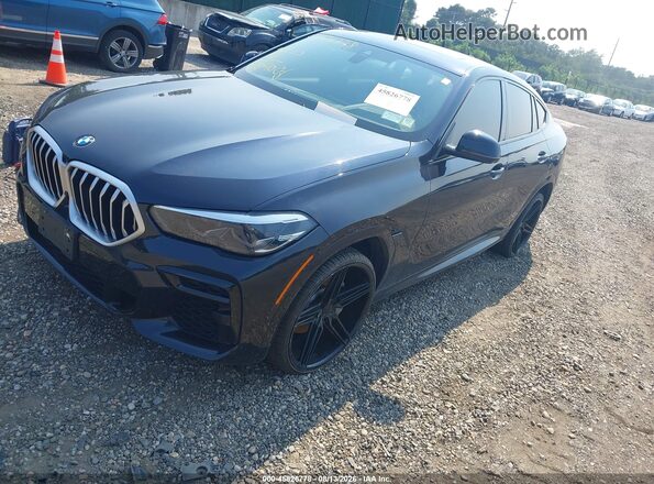 5UXCY6C09P9N59460 2023 BMW X6 Black Передня ліва чверть