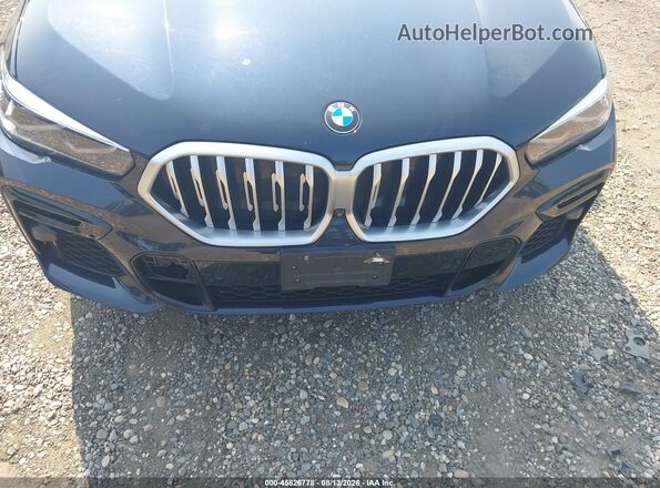 5UXCY6C09P9N59460 2023 BMW X6 Black Вид спереду