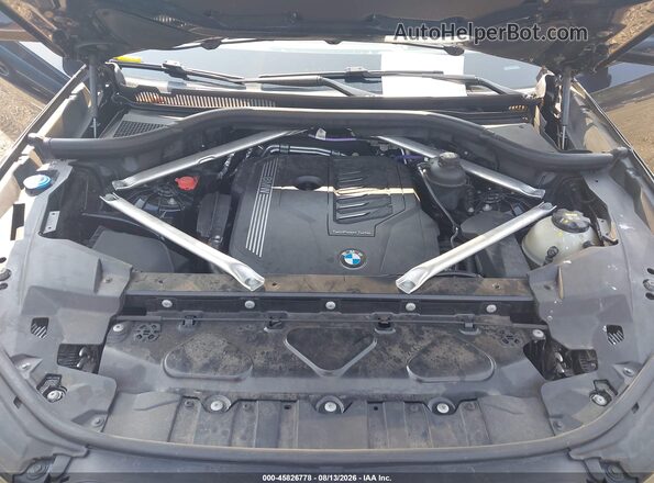 5UXCY6C09P9N59460 2023 BMW X6 Black Вид ззаду