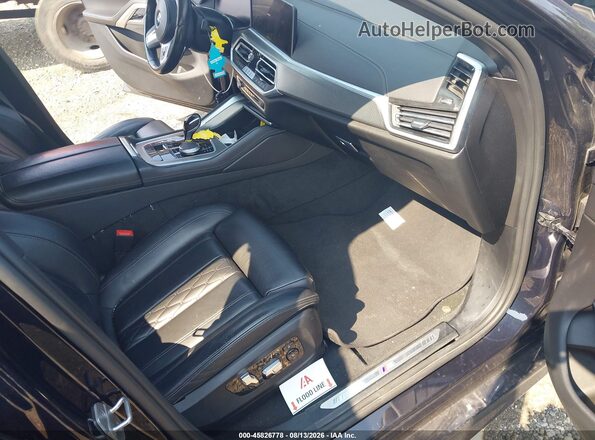 5UXCY6C09P9N59460 2023 BMW X6 Black Вид салону спереду