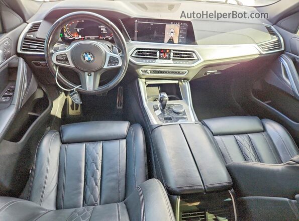 5UXCY6C09P9R79459 2023 BMW X6 White Вид панелі приладів