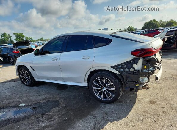 5UXCY6C09P9R79459 2023 BMW X6 White Задня ліва чверть