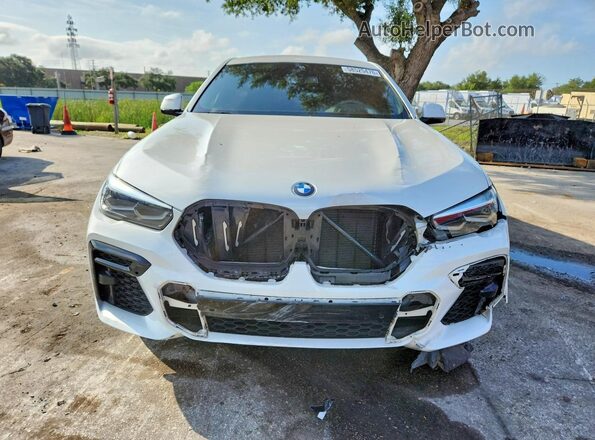 5UXCY6C09P9R79459 2023 BMW X6 White Вид спереду